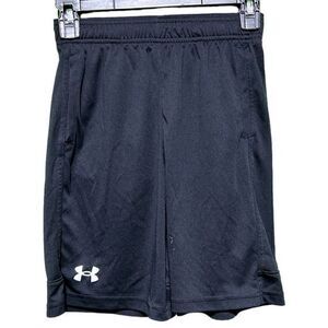 Under Armour Youth Boy's Loose‎ Athletic Shorts Basketball Gym Black Size Medium